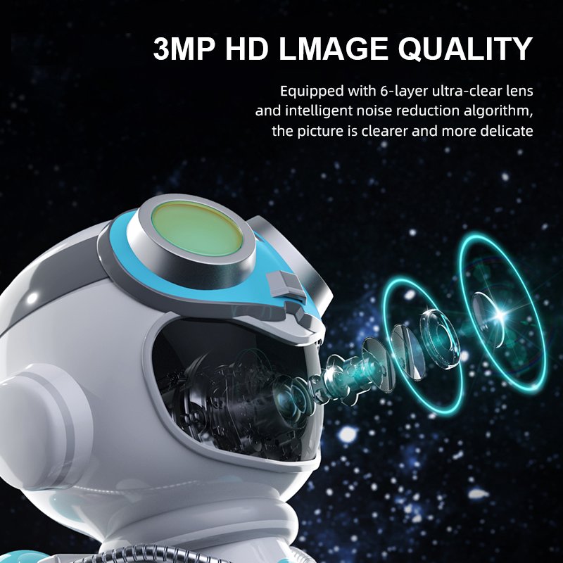 LCLCTEK Hot sale High Quality Cute Robot Security CCTV Camera 3MP Smart IP Motion Tracking Robot 5G WiFi Network baby Camera