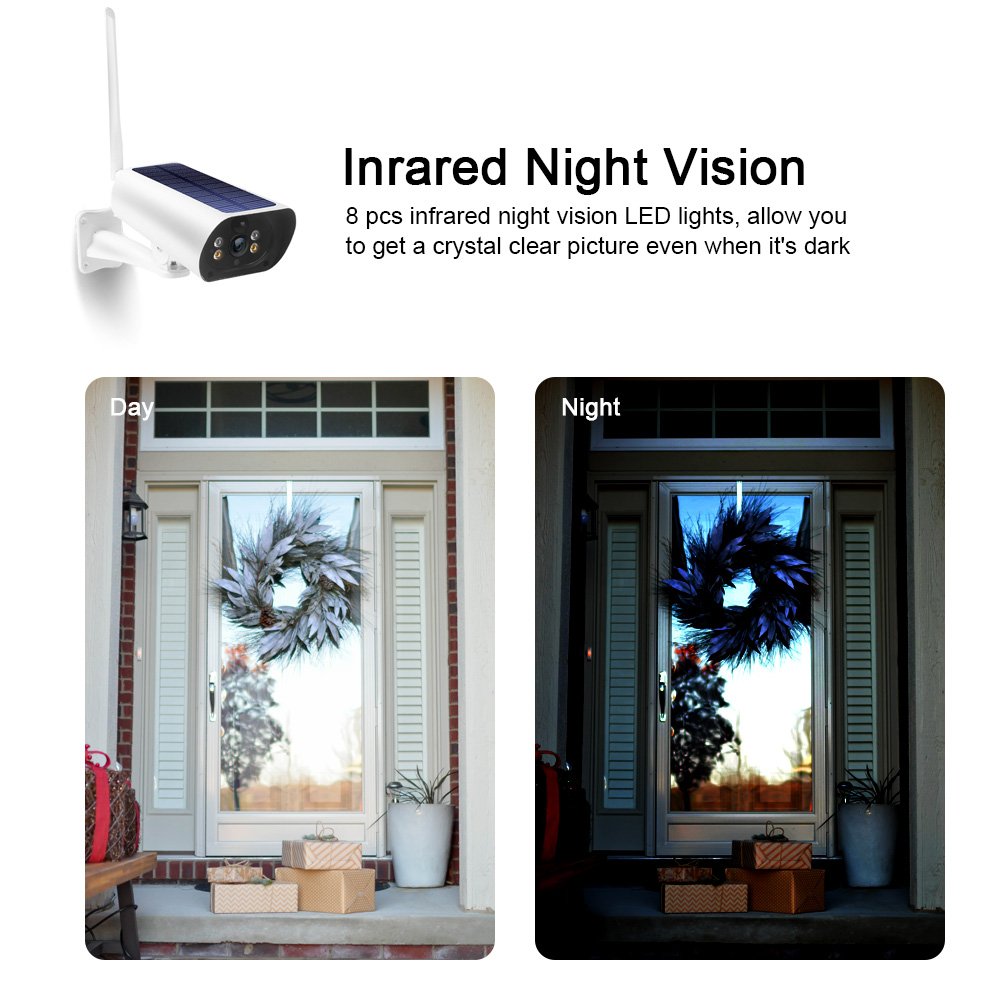 4g bullet security CCTV network solar camera with 3.3w solar panel camouflage metal with motion detection for outdoor security