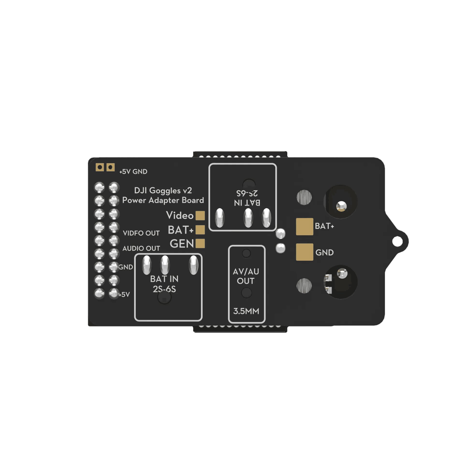 Flywoo 1G2-1G3 Dual VRX Analog 9CH LED Receiver Module Compatible with DJI Glasses V2 ultra-long range RC FPV Racing Camera