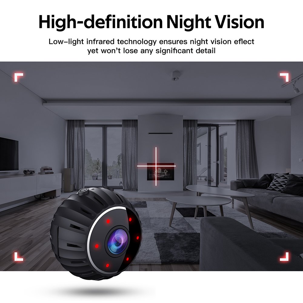 Wireless Mini WIFI 1080p Full HD IP Camera Night Version Voice Video Built In Microphone Recorder Mini Real Time Monitoring X10