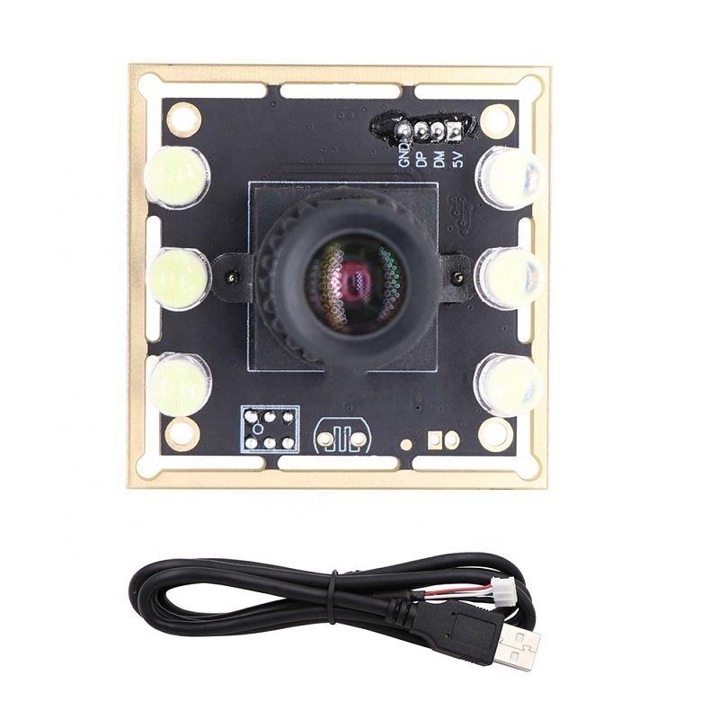 LPR WDR 2MP 1080P Mini Camera White Led Day Night Vision UVC USB Camera Module