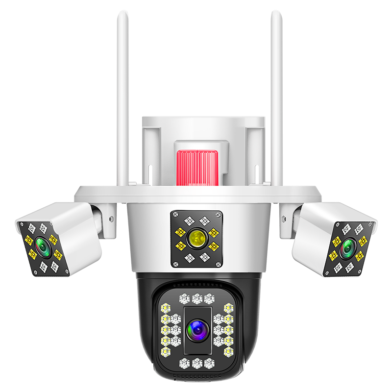 IPC360home 3/4 Lens 12/16MP Wireless Security CCTV Outdoor Camera 10x Zoom 360 Degree Waterproof 3.5INCH Color Night Vision IPC