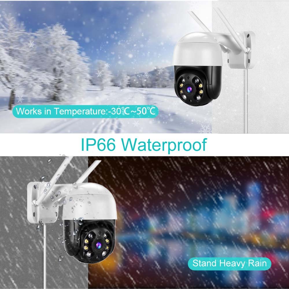 ICSEE WIFI 8MP Auto Tracking Wireless Security Outdoor Camera WiFi IP MINI PTZ Camera WiFi Smart home CCTV Camera