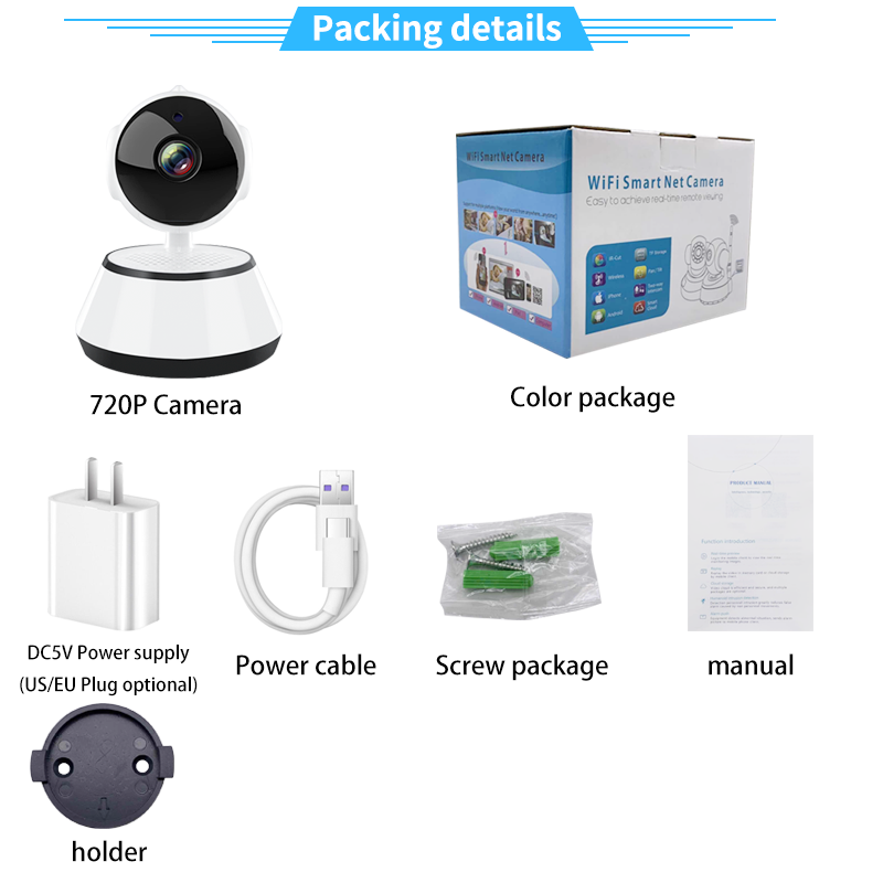 Yida PTZ Baby Monitor with Wifi Auto Tracking Motion Detection One Key Call Home Security CCTV Camera for Indoor Use 4G Network