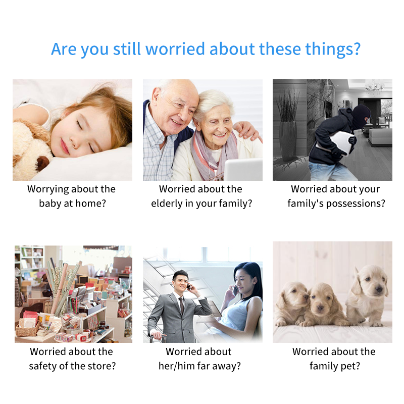 Yida PTZ Baby Monitor with Wifi Auto Tracking Motion Detection One Key Call Home Security CCTV Camera for Indoor Use 4G Network