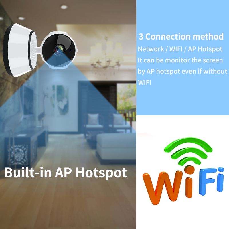 Yida PTZ Baby Monitor with Wifi Auto Tracking Motion Detection One Key Call Home Security CCTV Camera for Indoor Use 4G Network