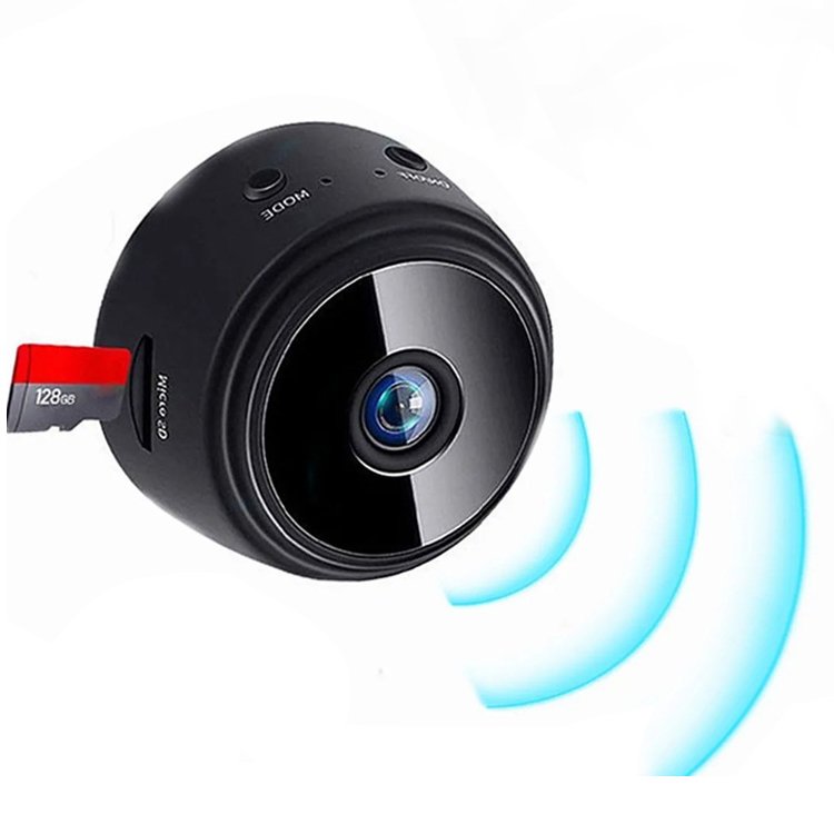 mini wifi small security small indoor survilliance ip De seguridad fullHD 1080p camcorder wireless infrared camera