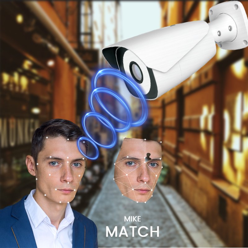 Smart AI 2MP tvt Face Detection Face Capture Face Recognition IP RTSP RTMP Camera with SDK and NVR