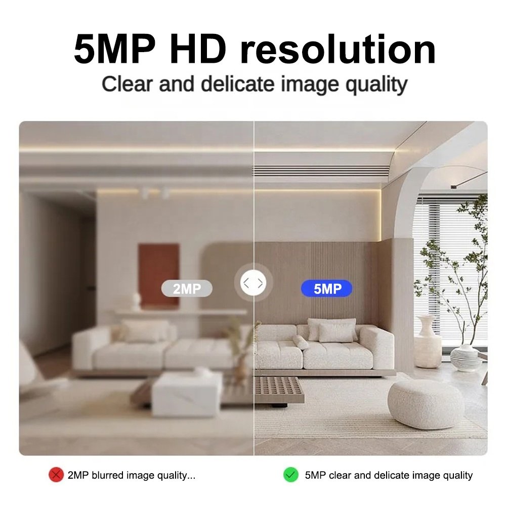 5MP 4G SIM Card Mini Camera 6X Zoom 1080P HD Wireless Monitoring Night Vision 3000mAh Battery Powered WiFi IP Cam