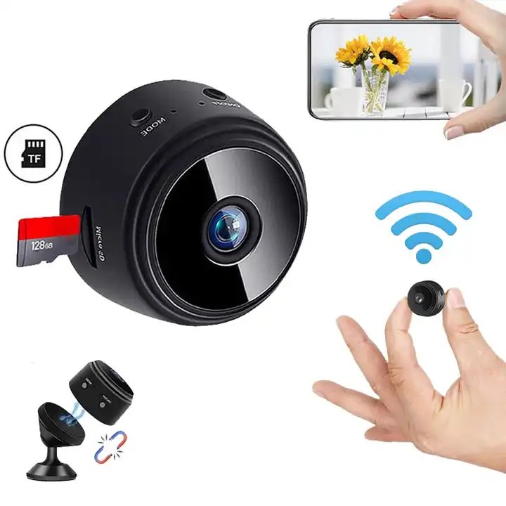 A9 Hot selling mini wifi camera HD built in battery Baby Monitor with SD Card Storage for Indoor Use as CCTV Camera small size