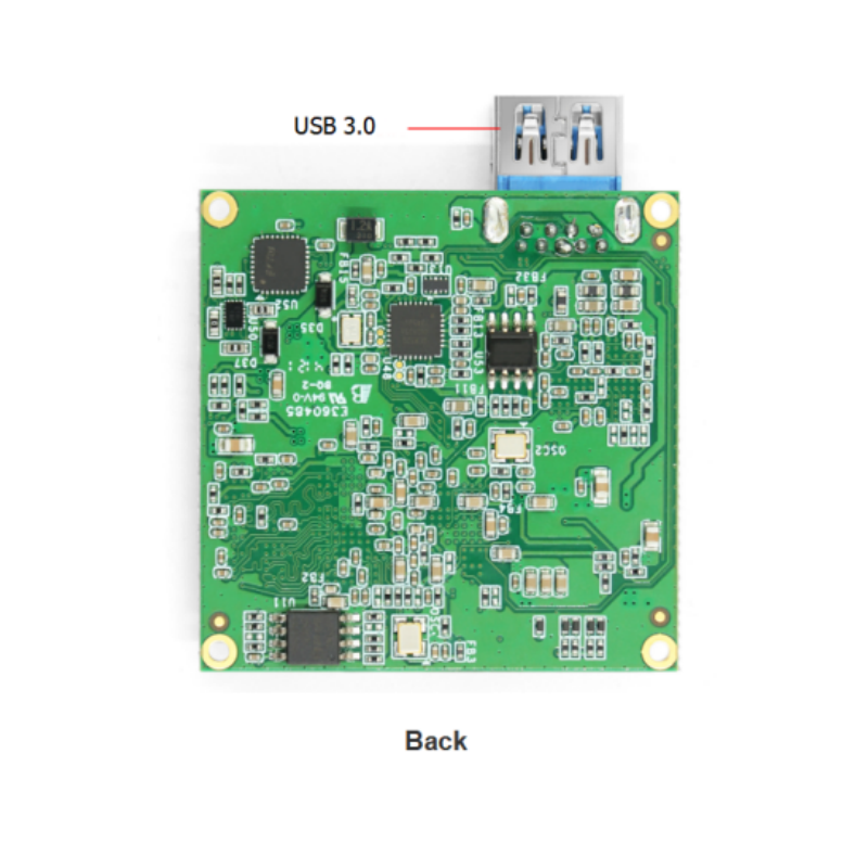 LVDS convert to USB3.0 output tail board for analog digital zoom camera