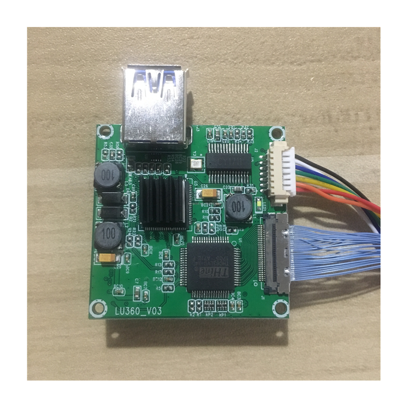 LVDS convert to USB3.0 output tail board for analog digital zoom camera