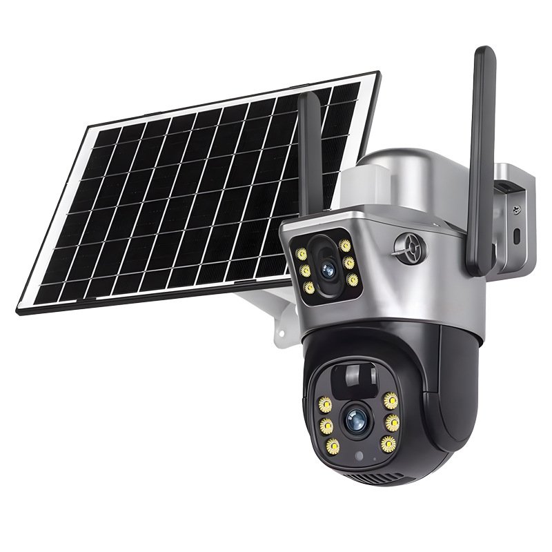Professional china Dual Lens 4G Pro Solar Outdoor Camera Auto Track PTZ Security Camera CCTV AI OEM Customization Camera