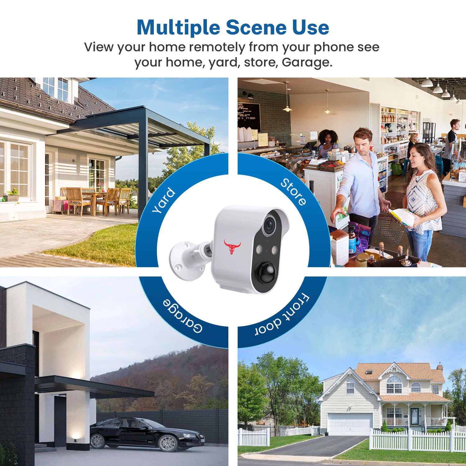 Home Security Surveillance Camera Wireless Network Camera Outdoor Waterproof Remote HD Night Vision Video Intercom Camera