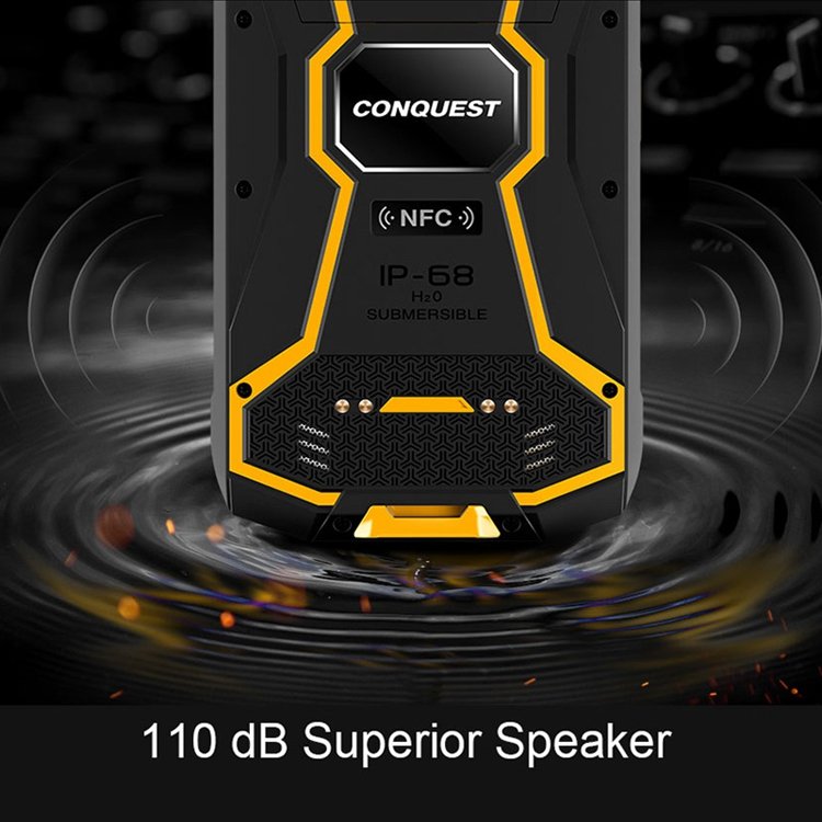 Conquest S12 pro TFT FHD+ IPS 6.0" screen 13MP+21MP PoC walkie talkie Android 9.0 mobile smart best rugged outdoor mobile phone POC walkie talkie