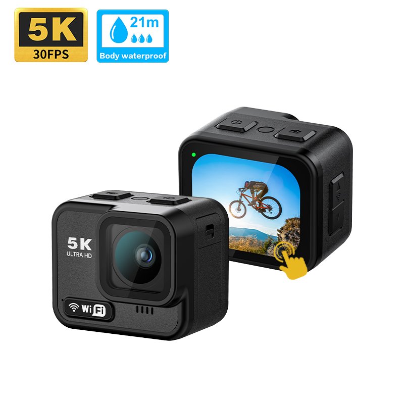 Full Screen 21M Body Waterproof 5K"Full Screen EIS Mini SPRITE GROUP Touch Screen Real 4K Private Modle Action Camera