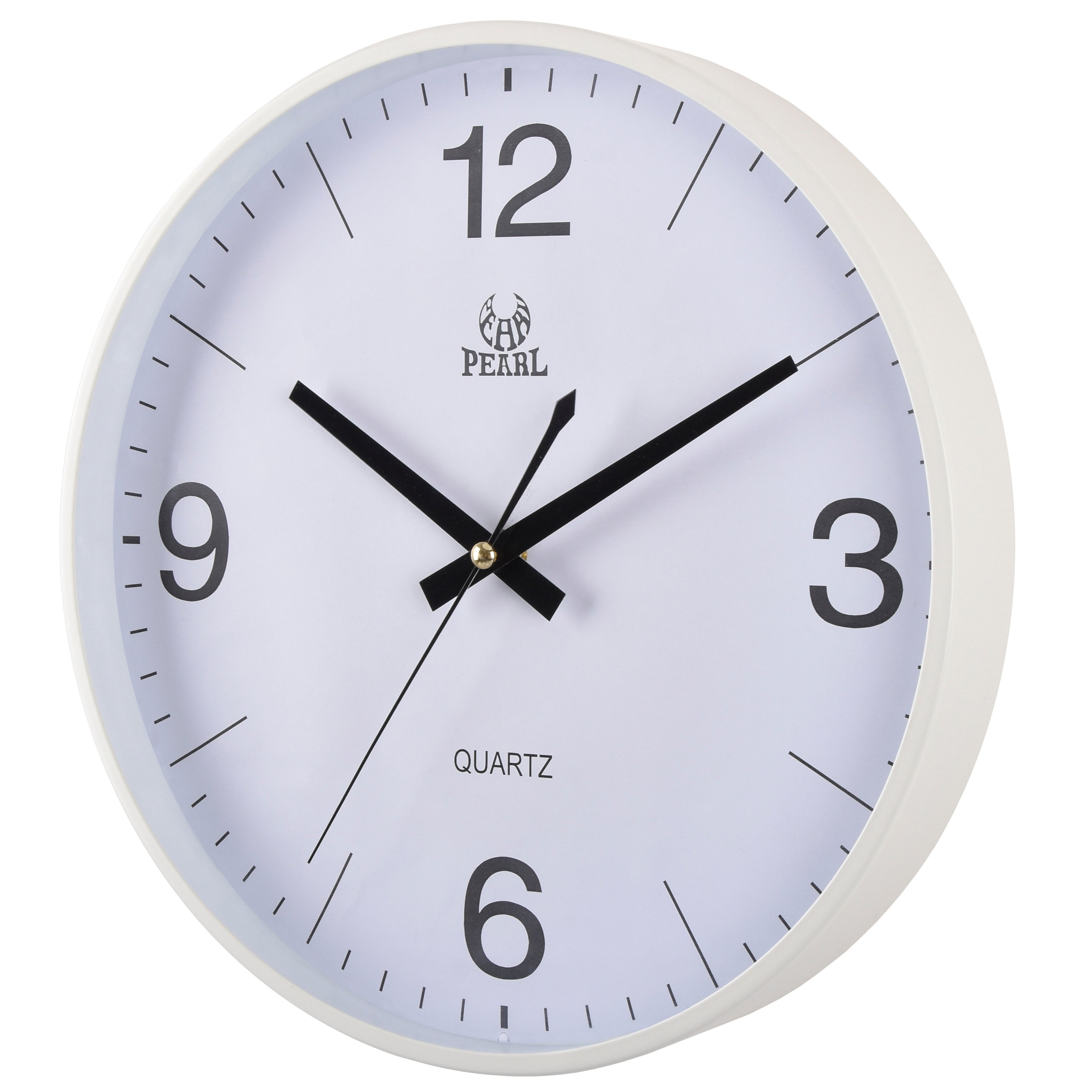 12 Inch High Quality Metal Wall Clocks promotional sweep slient round clock metal frame on the wall glass best multicolored gift