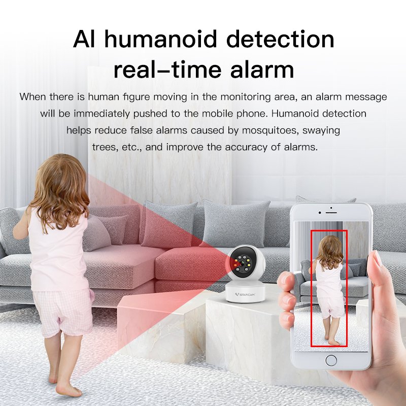 2023 cheapest Full HD Wifi Mini camera PTZ Smart AI tracking Home Security wifi IP Camera white light wireless security camera