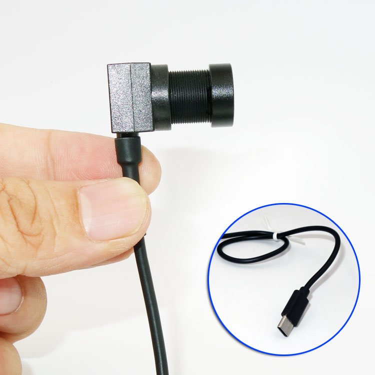 2MP Face Recognition Mini Camera No Distortion For Face Cam and live streaming camera with audio microphone night vision