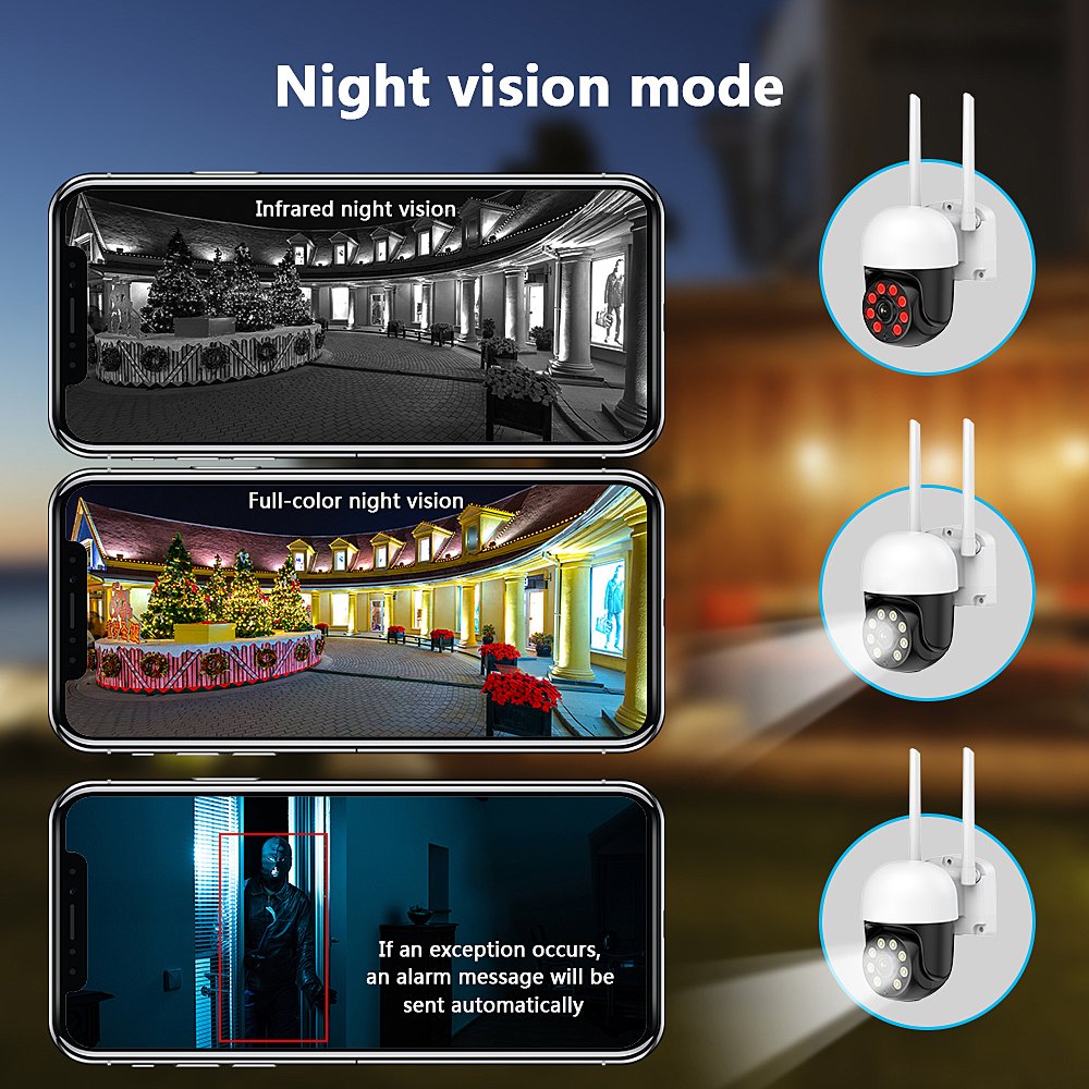 Best Selling 5MP 4K HD Wifi Ptz Camera Outdoor Indoor Wireless Ptz Baby Monitoring Pet Cctv Camera For House Security