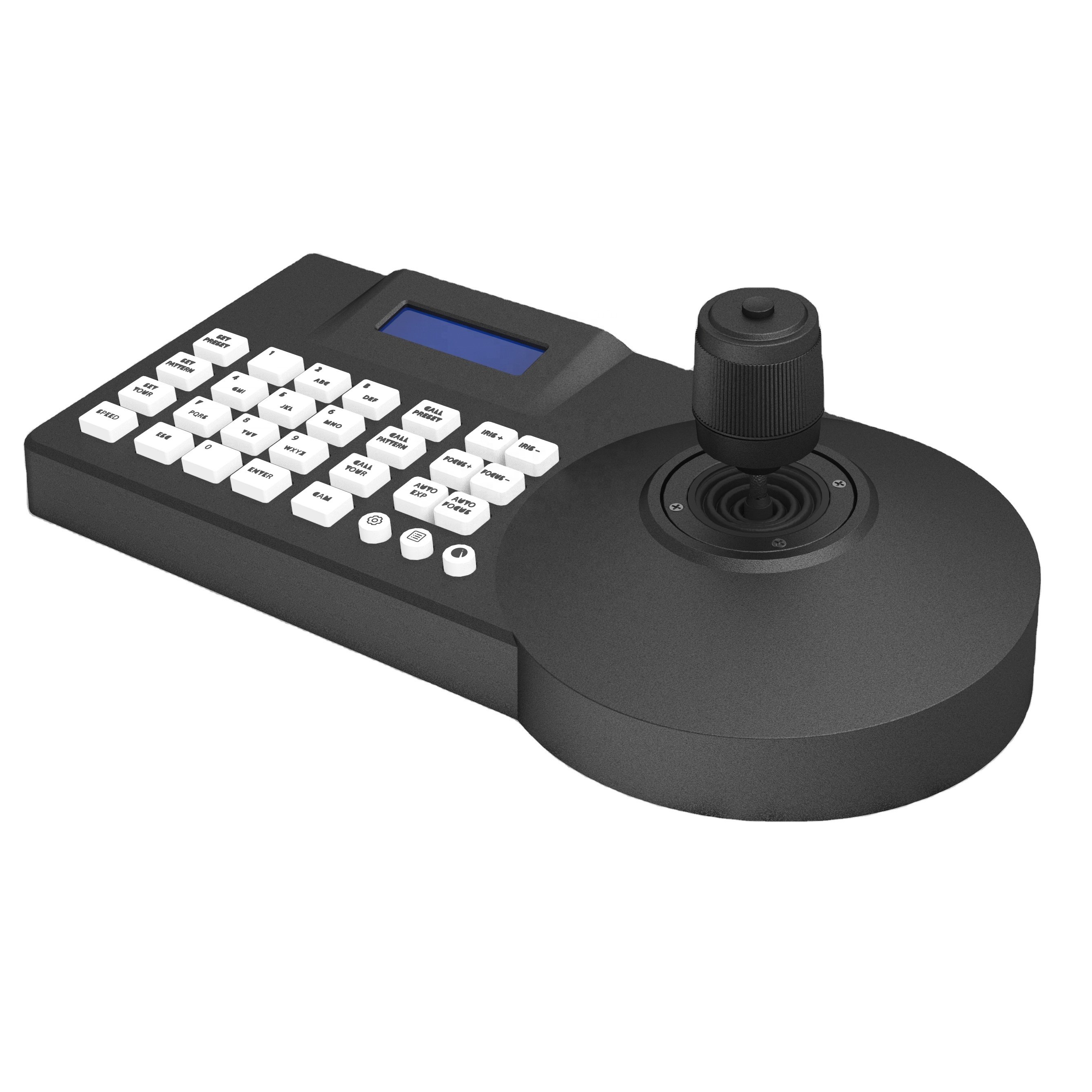 OEM ODM network and analog connection hd lcd 4d joystick cctv security system Keyboard ip ptz controller