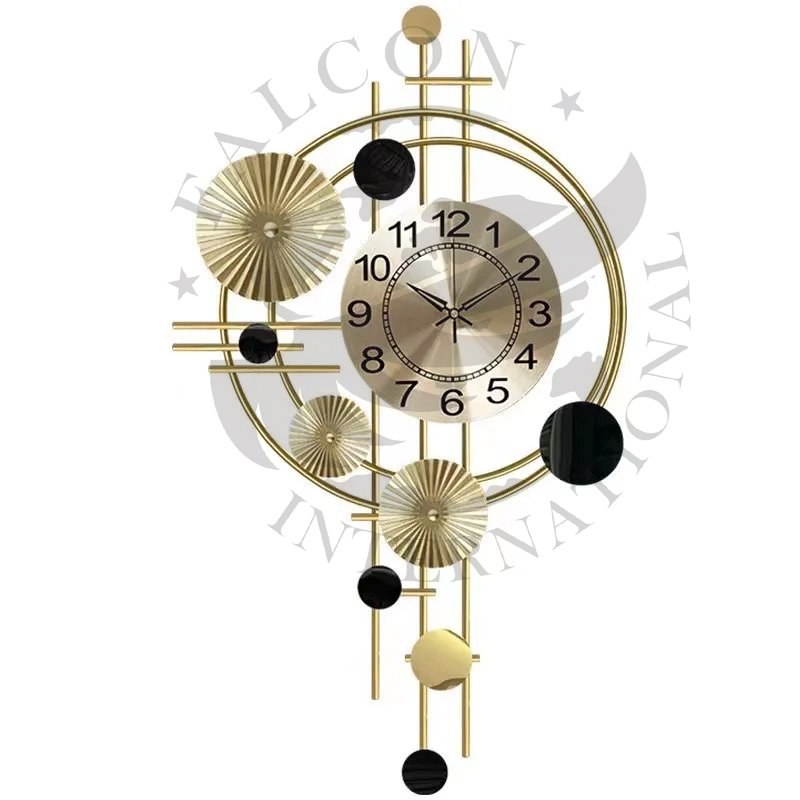 Nordic style Metal wall clock bar loft creative retro decoration wall hanging Metal wall hanging clock for home hotel decor