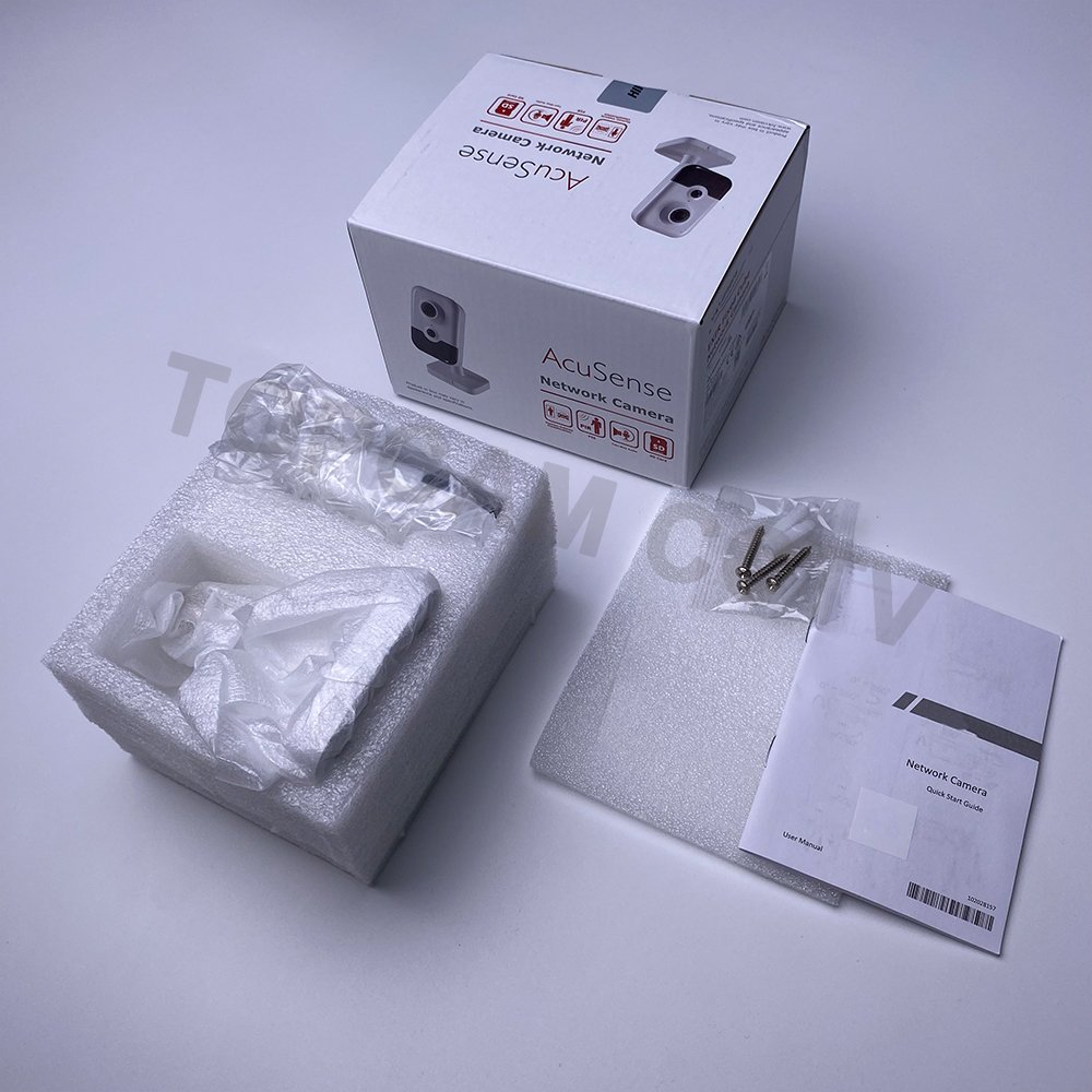 Hik Original English Version DS-2CD2443G2-I 4 MP AcuSense Built-in Mic Fixed Cube Network Camera