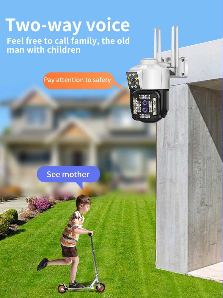 390eye Outdoor Three lens 15X Zoom surveillance WIFI security camera system ip network camera ptz Dual Lens 15X Zoom Wifi Camera