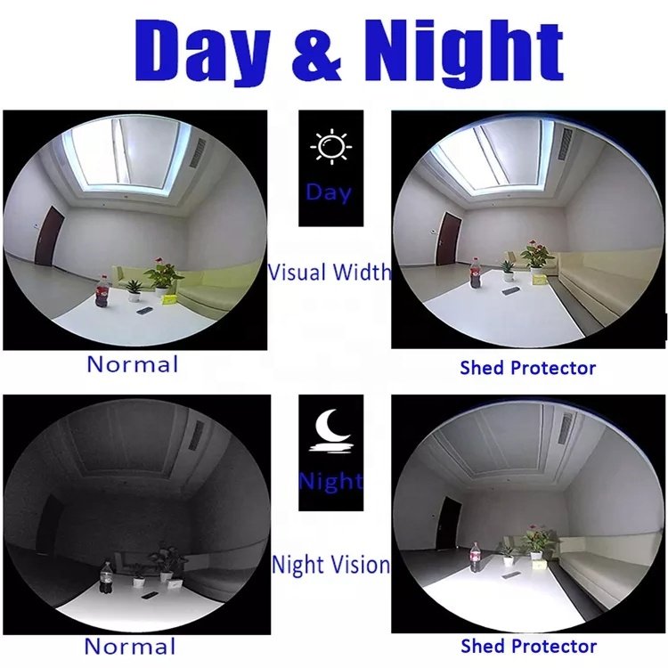 QZT Wireless Ip Camera Bulb Light Wifi Fisheye 5MP 360 Degree Mini Camera Home Security Wifi Panoramic Camera Lamp