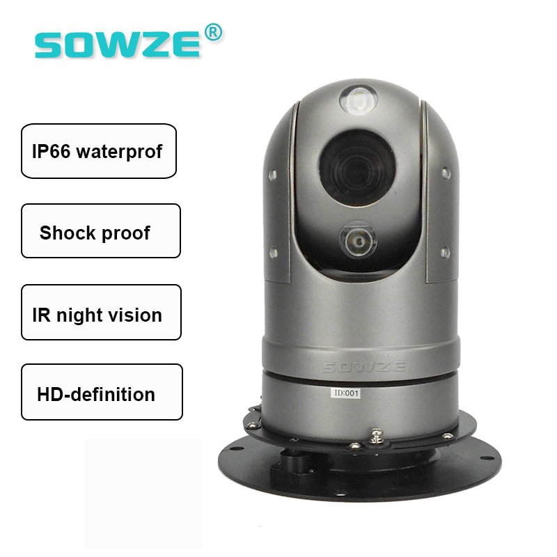 IP66 Waterproof SDI IP AHD Analog Outdoor Security Surveillance Vehicle PTZ CCTV Camera