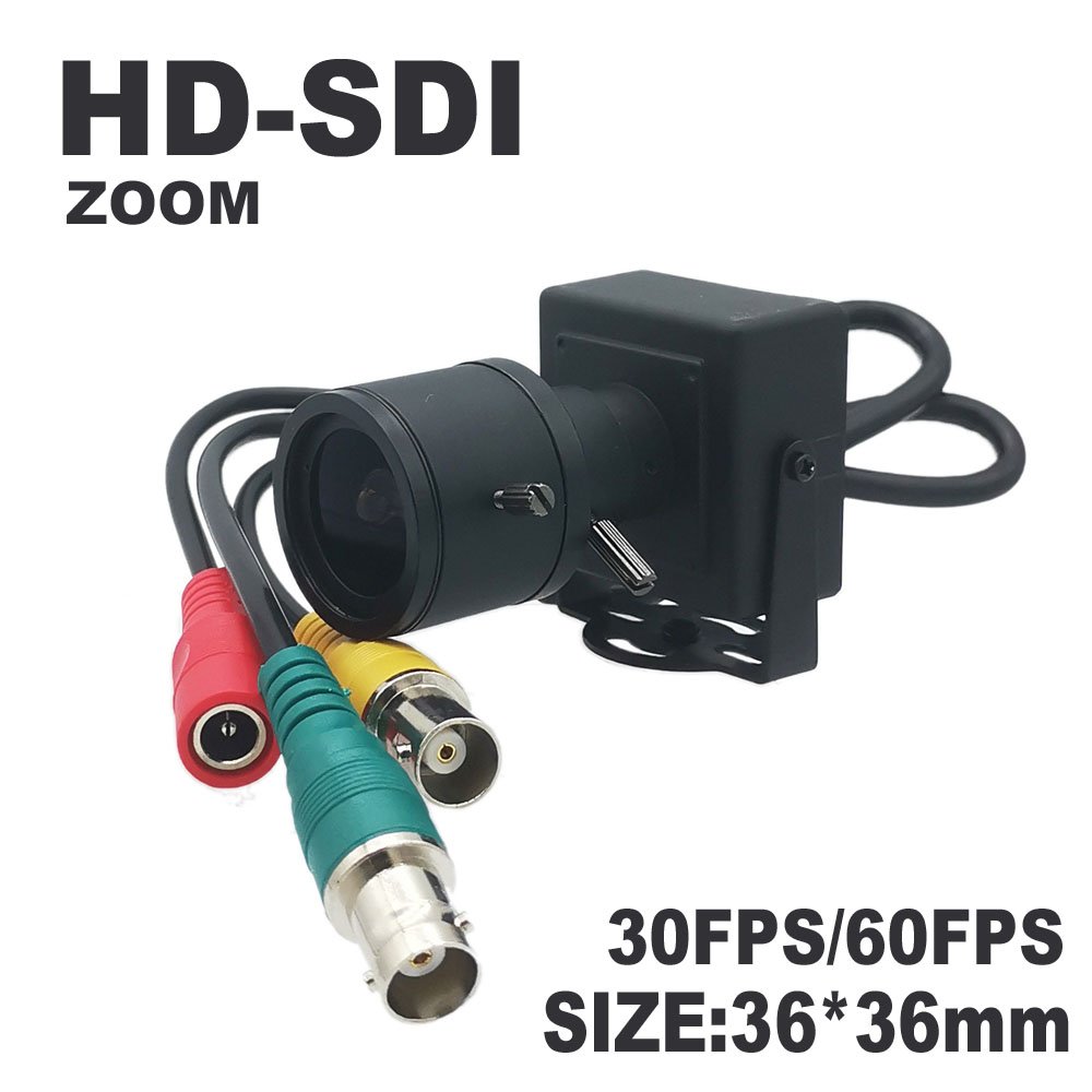 SDI Camera Zoom Manual zoom 9-22mm 2.8-12mm 6-22mm Industrial CCTV HD SDI 2.0MP 1080P Security Box Mini No Distortion