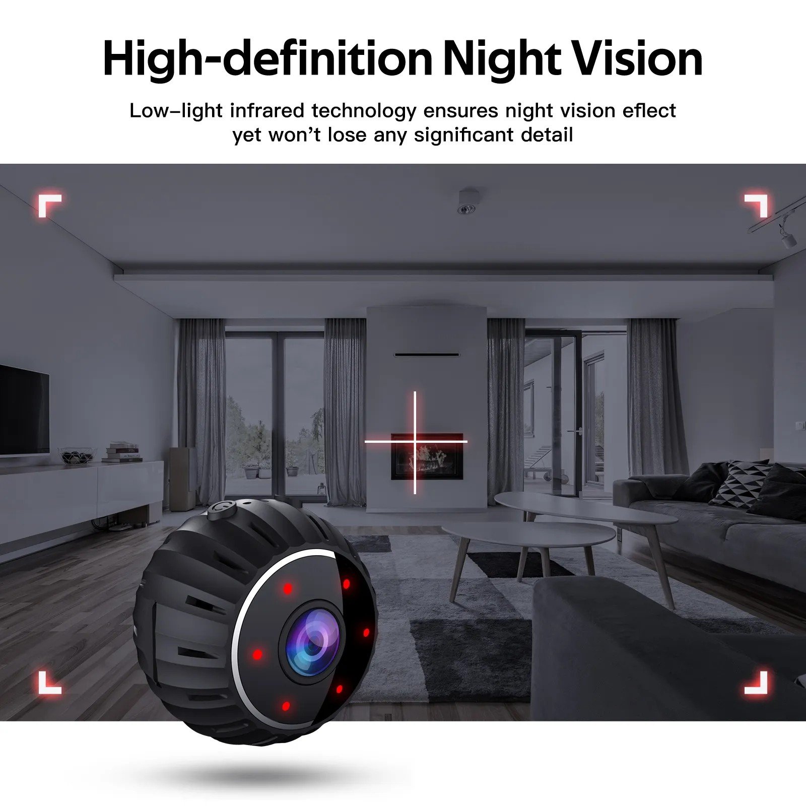 Small Portable Mobile Phone Remote HD Infrared Mini Camera Full 1080P Wireless HD Infrared Night Vision WiFi Camera