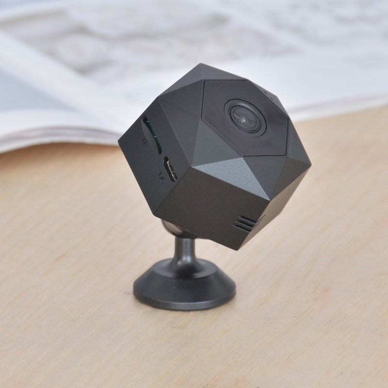 wireless web multifunctional life recorder 4K lens support streaming media viewing mini camera