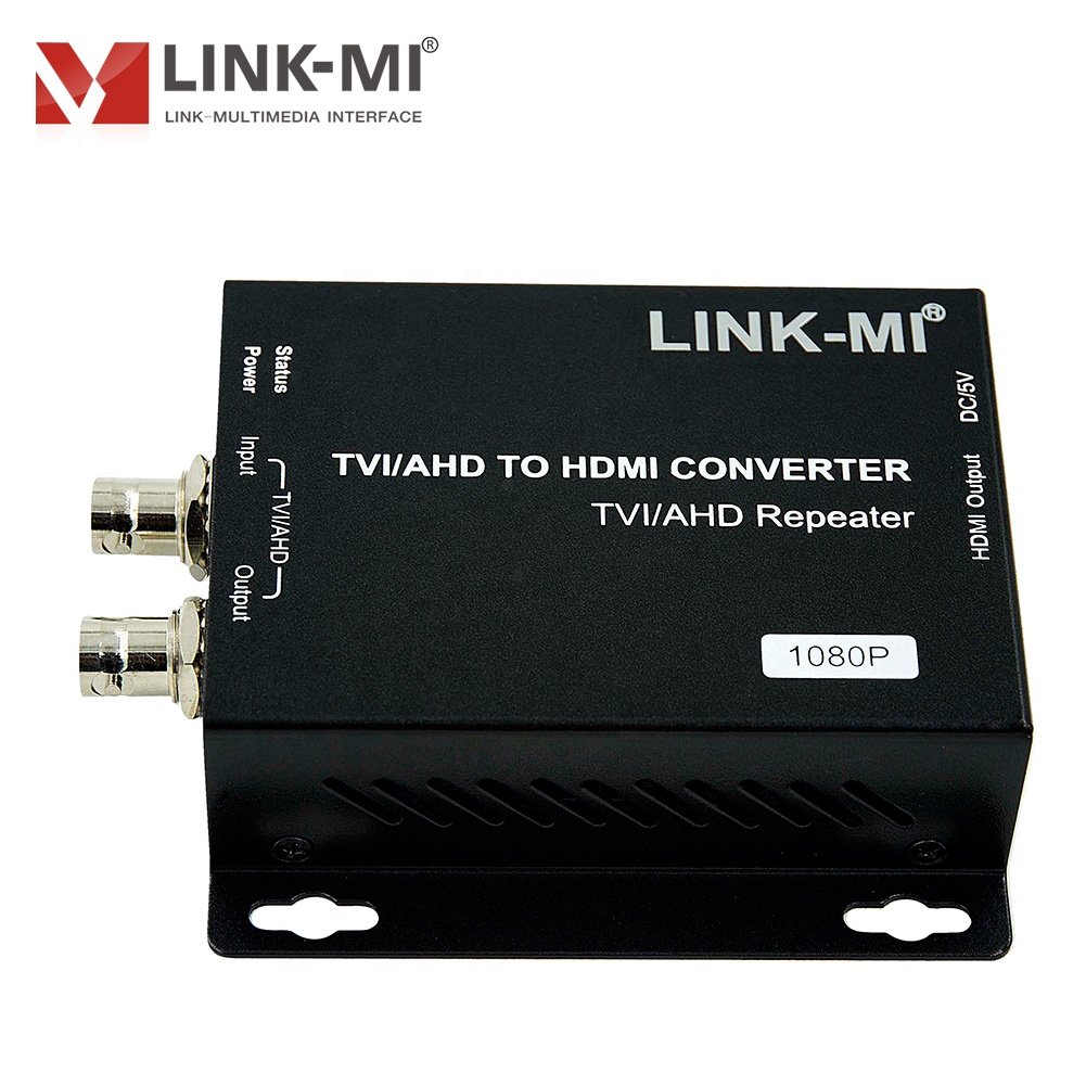 Analog TVI AHD to HDMI converter 1920x1080 for CCTV TVI Converter Support transmission distance up to 300m over coaxial cable