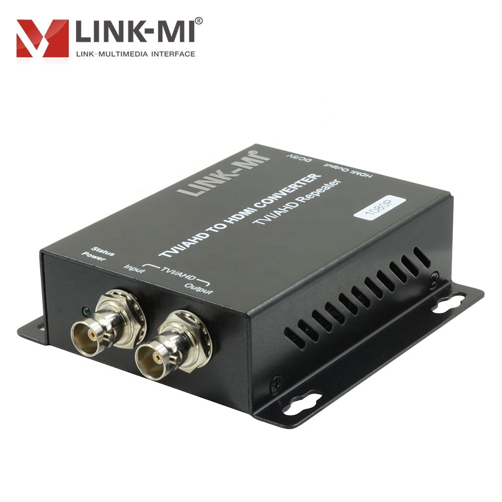 Analog TVI AHD to HDMI converter 1920x1080 for CCTV TVI Converter Support transmission distance up to 300m over coaxial cable