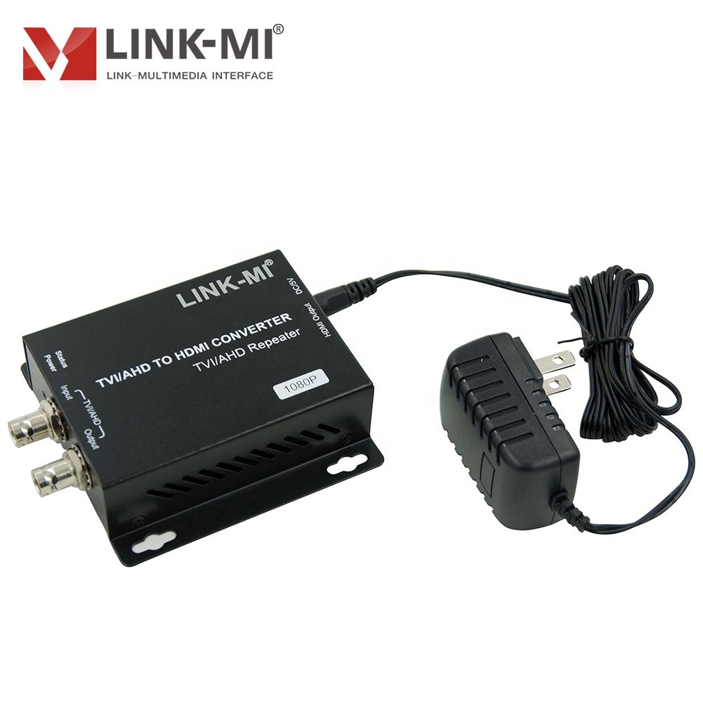 Analog TVI AHD to HDMI converter 1920x1080 for CCTV TVI Converter Support transmission distance up to 300m over coaxial cable