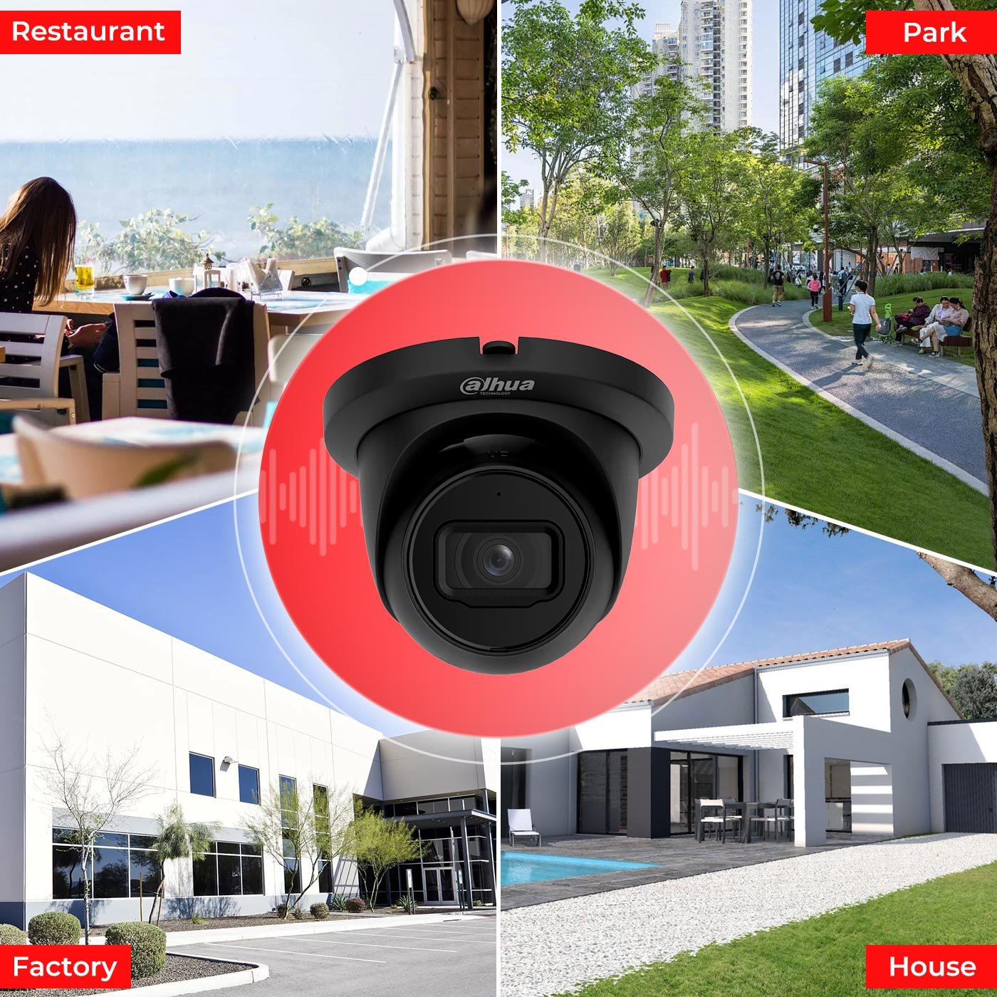IPC-HDW3541TM-AS Original Dahua 5MP IR 50m Motion Detection Low illuminance Fixed focal Eyeball WizSense Network Camera