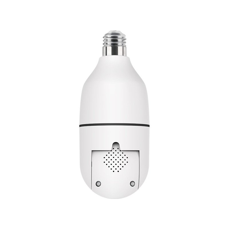 64GB E27 Dual Lens Full Corlour Night Vision Wifi Smart Home Wireless Security Camera Two Ways Audio Remote Bulb IP PTZ Camera