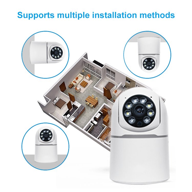 4MP WIFI IP Camera Tuya APP Monitor Motion Detection Mini Indoor Wireless Security Camera Surveillance CCTV WiFi Security Camera