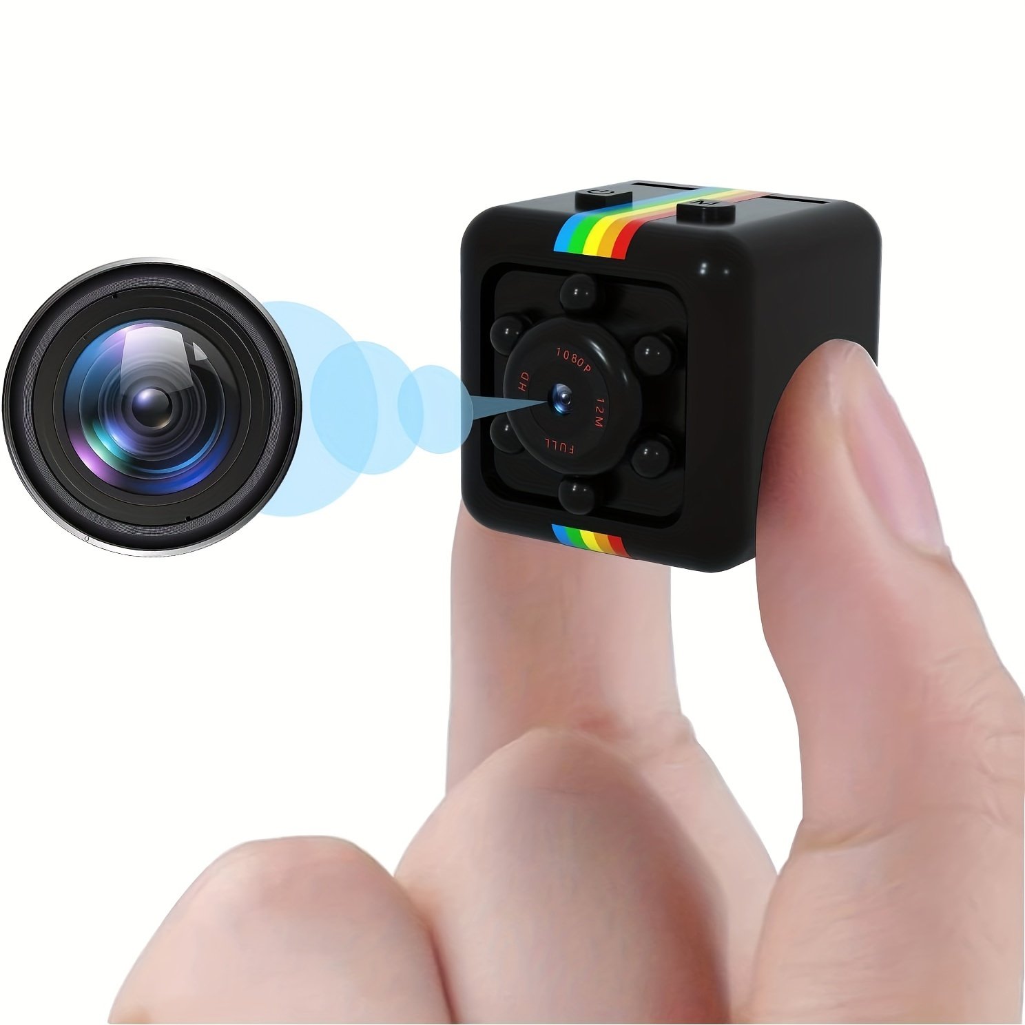 SQ11 Mini Camera HD 1080P Portable Small Cam, Tiny Camera with Night Vision and Motion Detection for Home Security