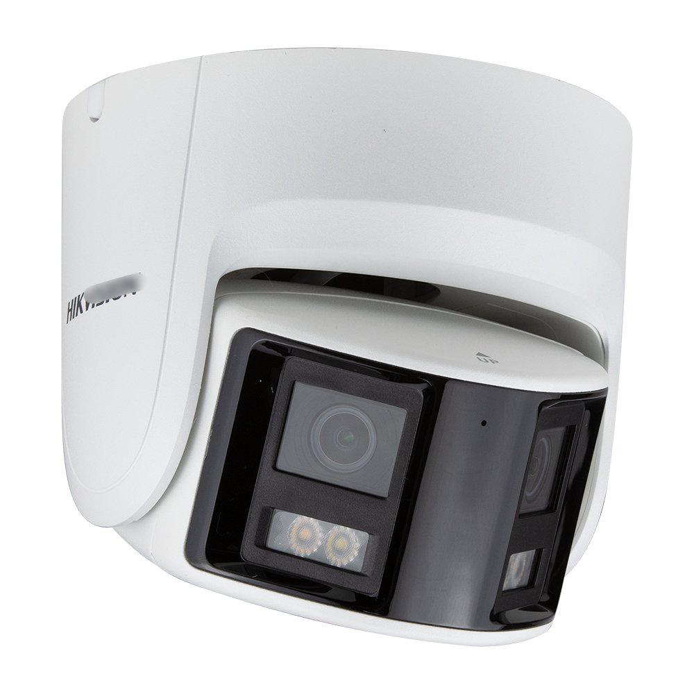 Compatible hik vison dual lens cctv camera DS-2CD2347G2P-LSU/SL 4mp Turret ip security camera