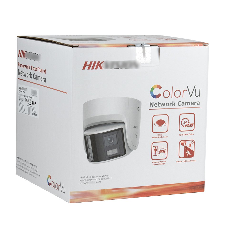 Compatible hik vison dual lens cctv camera DS-2CD2347G2P-LSU/SL 4mp Turret ip security camera
