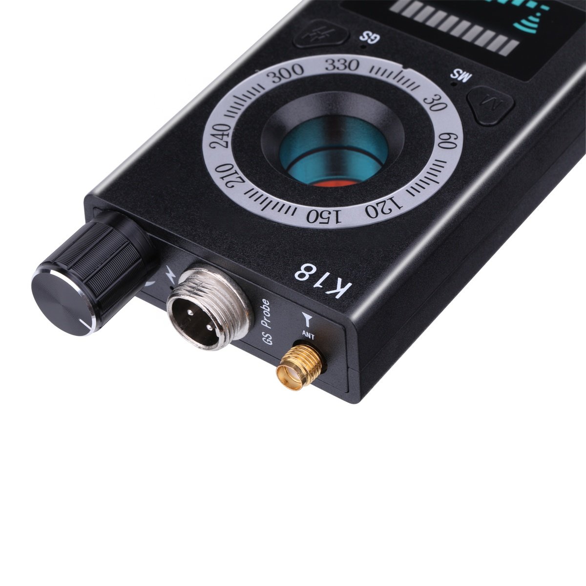 GPS Signal Lens Tracker Mini Hidden Camera Detector Portable Lens Finder GSM Spy Bug Detector