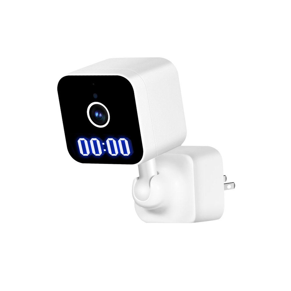 2MP Tuya wifi security ip camera Wireless 18650 Battery Powered Patent Design Homeeye surveillance Camera Mini Clock Camera