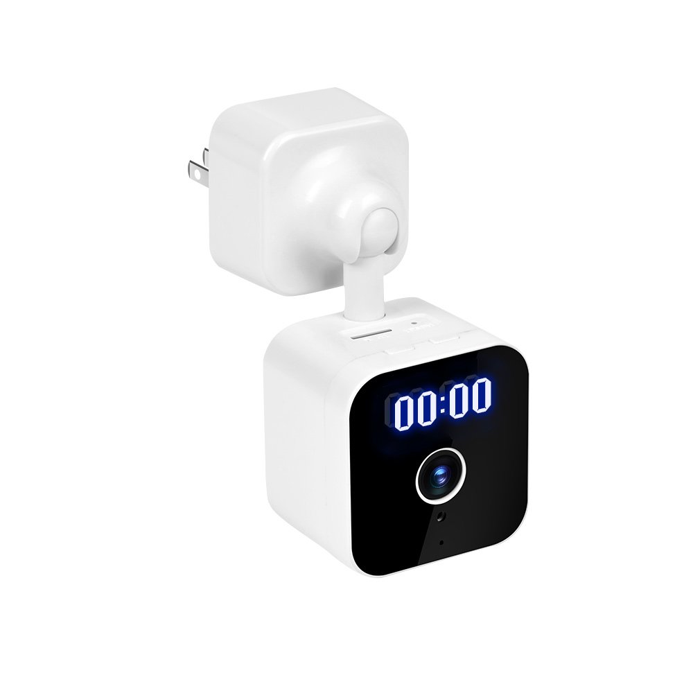 2MP Tuya wifi security ip camera Wireless 18650 Battery Powered Patent Design Homeeye surveillance Camera Mini Clock Camera