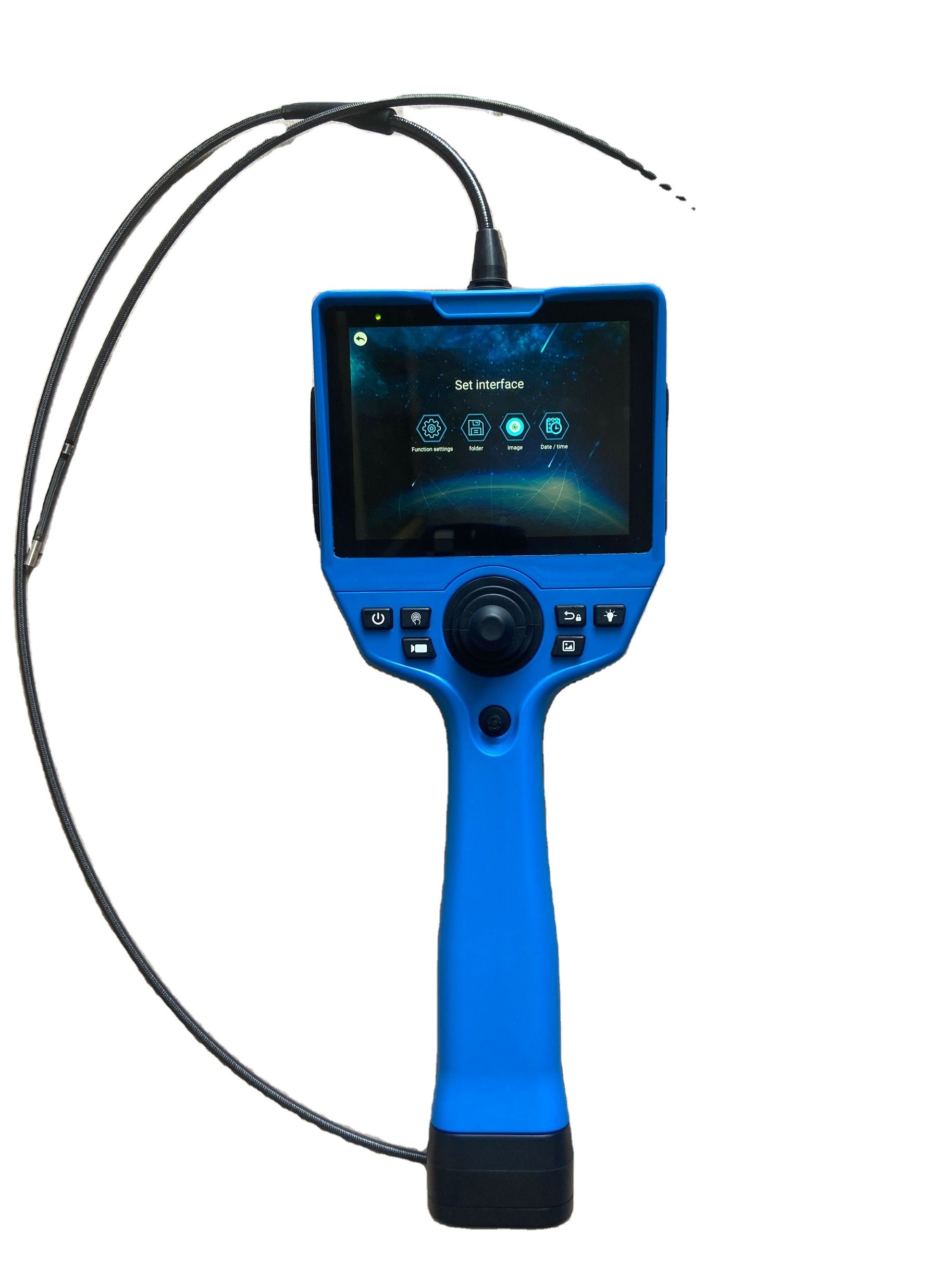 Articulating endoscope inspection camera with 1000,000 pixels, 15--infinity Depth of field, 360 degrees articulation