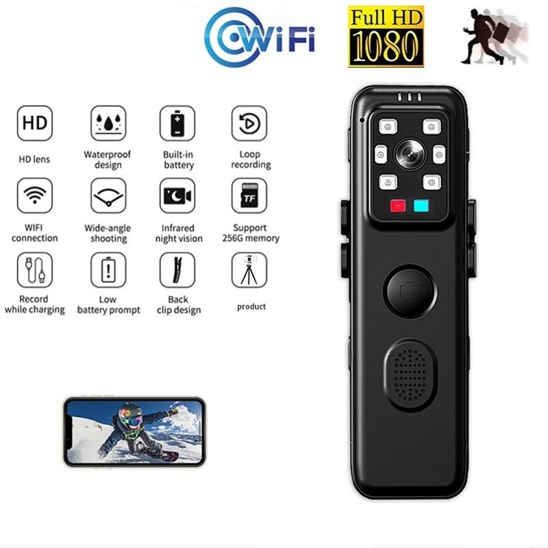 Mini Camera Video Recorder HD 1080P Pen Pocket Camera Audio Recorder Night Vision Small Security Camera