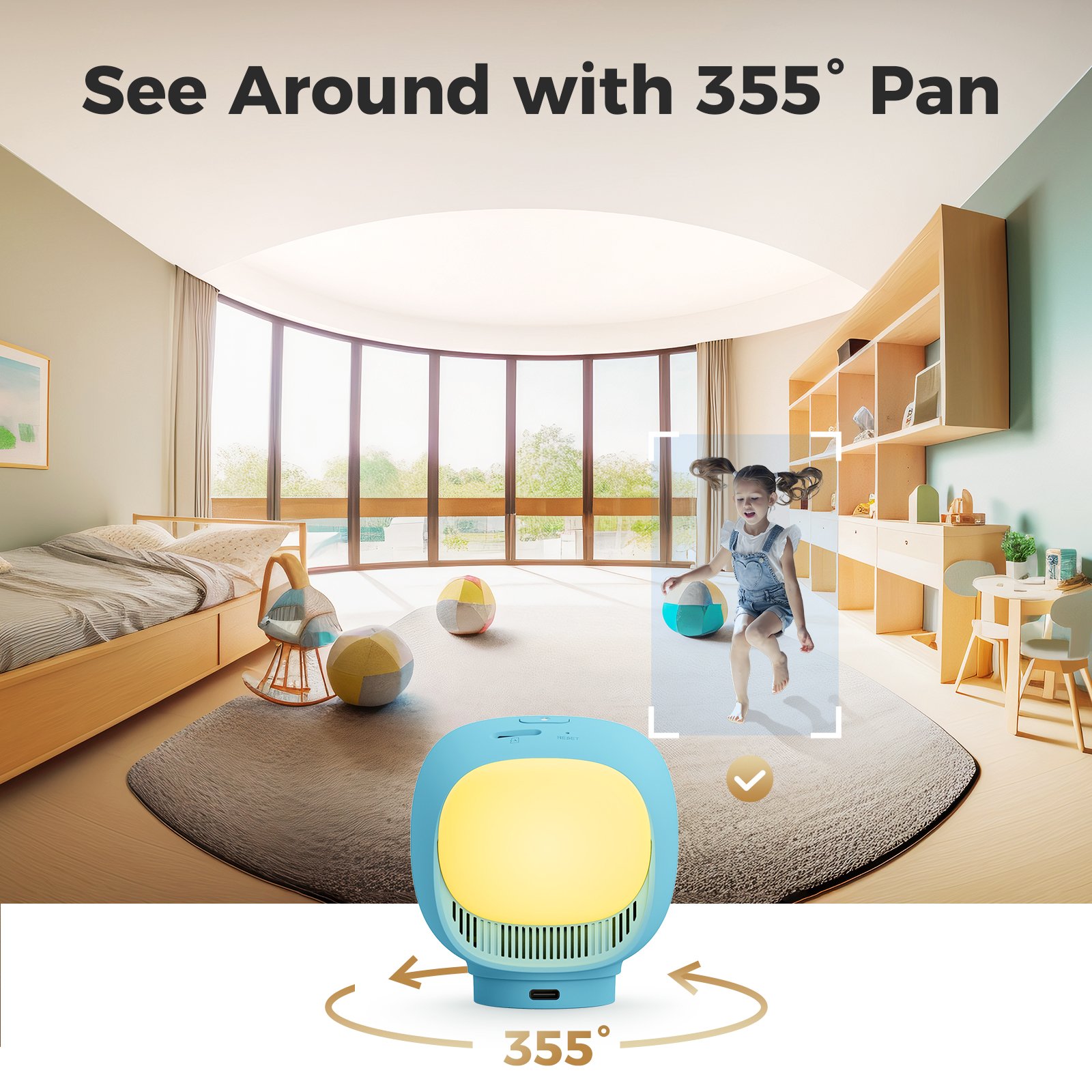 Arpha B01 Baby Monitor Child Monitoring Camera