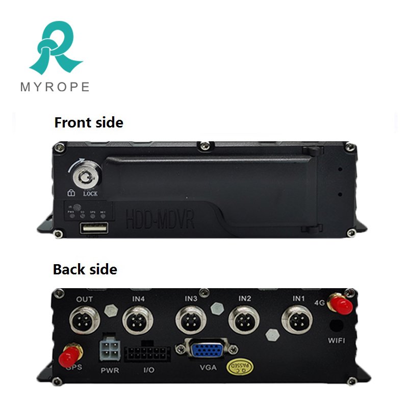 High Quality 4 Channel 1080P Vehicle Mobile Dvr camera Mdvr Mobile DVR Truck GPS Tracker