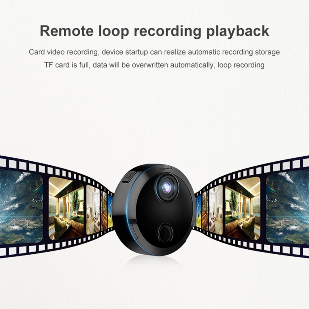 QZT 2K Wireless Network Camera Mini Body Camera Wifi Cam Camera